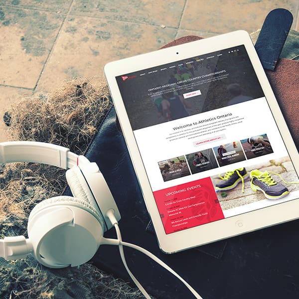 Neur Designs: Website Design - Athletics Ontario