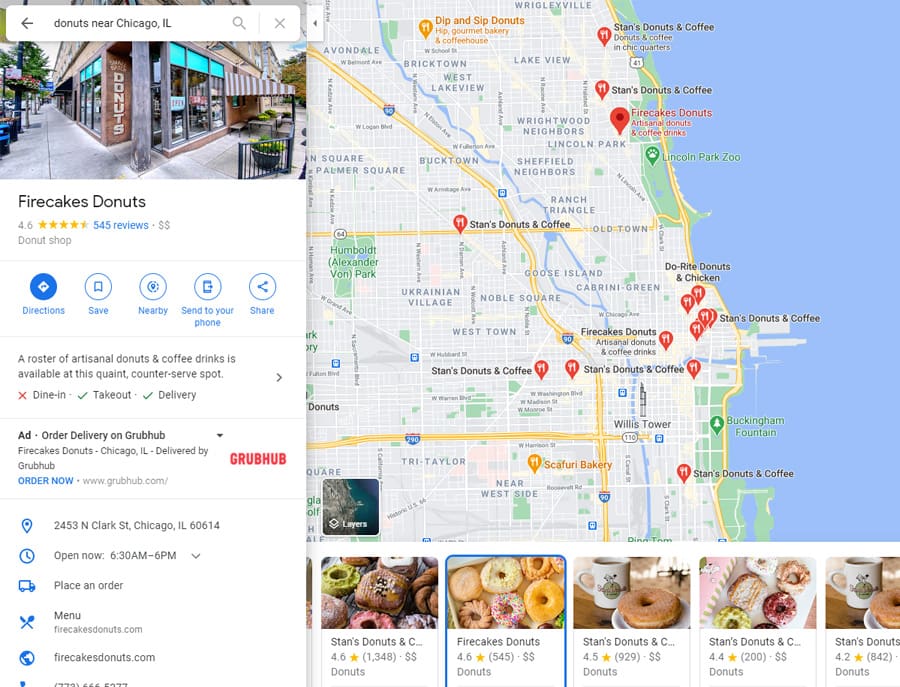 Why You Need Google Business Profile 1 Google My Business Map View of Chicago business