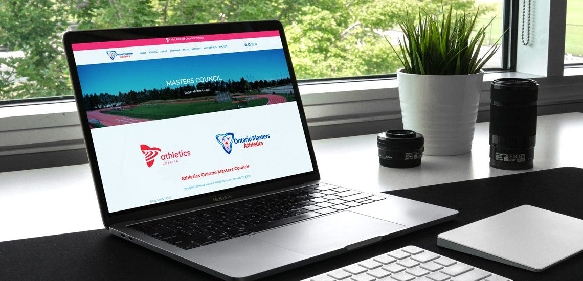 Ontario Masters Athletics Website Redesign