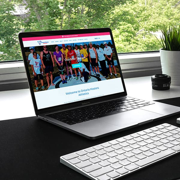 Ontario Masters Athletics Website Redesign