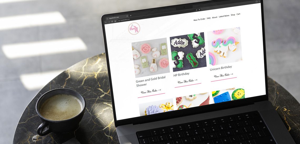 Three75 Cookies Website eCommerce Redesign