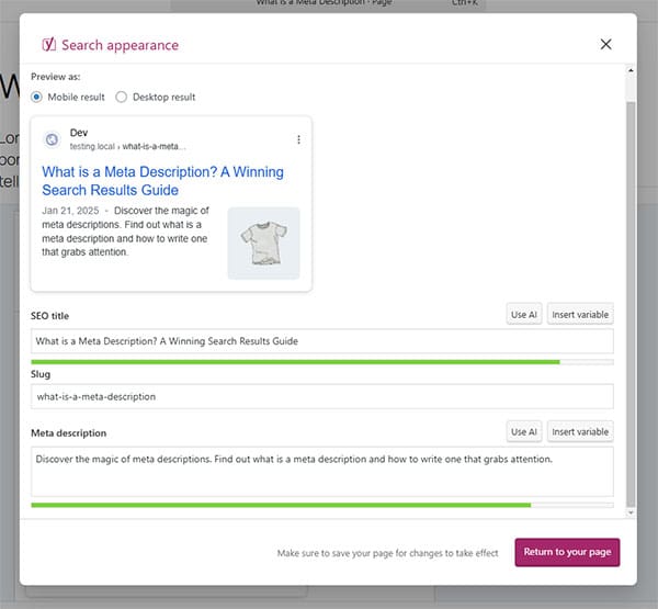 How to Add Meta Description in WordPress 4 how to add meta description in wordpress yoast
