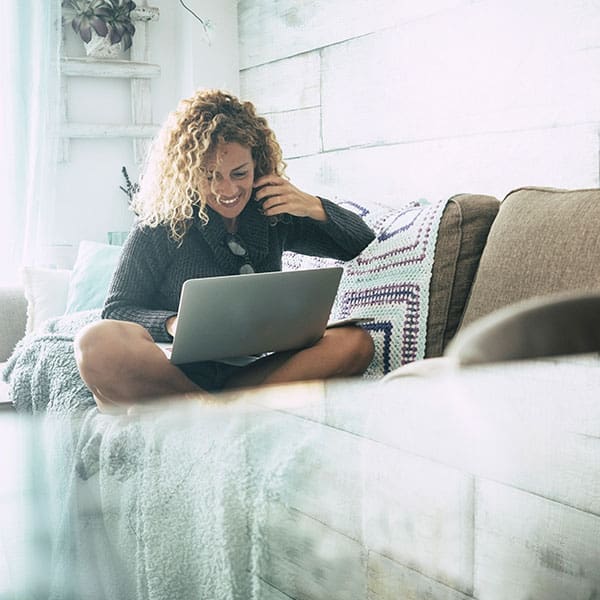 Woman learning how to delegate access GoDaddy